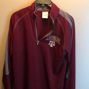 Texas a&m pull over jacket